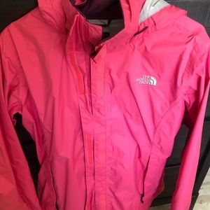The North Face rain jacket with hood